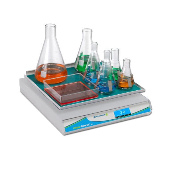 ORBI-SHAKER™ XL WITH TOUCH SCREEN DISPLAY AND RUBBER MAT PLATFORM (18"X18")