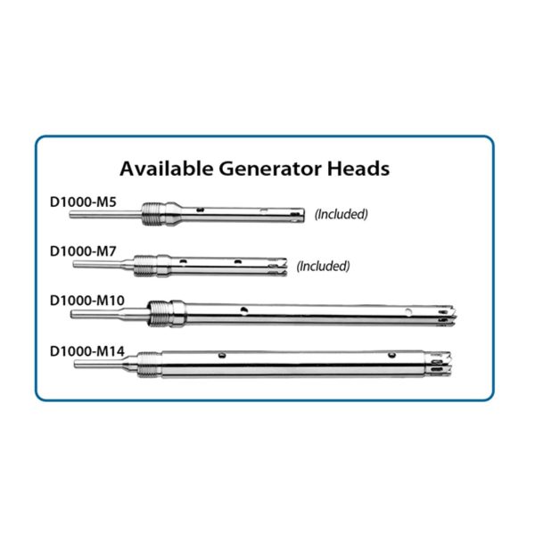 D1000 HOMOGENIZER, INCLUDES 5MM AND 7MM GENERATORS (IDEAL FOR MICROTUBES) - Image 3