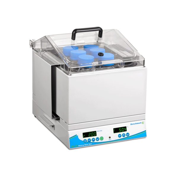 SB-12L SHAKING WATER BATH WITH UNIVERSAL SPRING PLATFORM FOR TUBES, BOTTLES, AND FLASKS